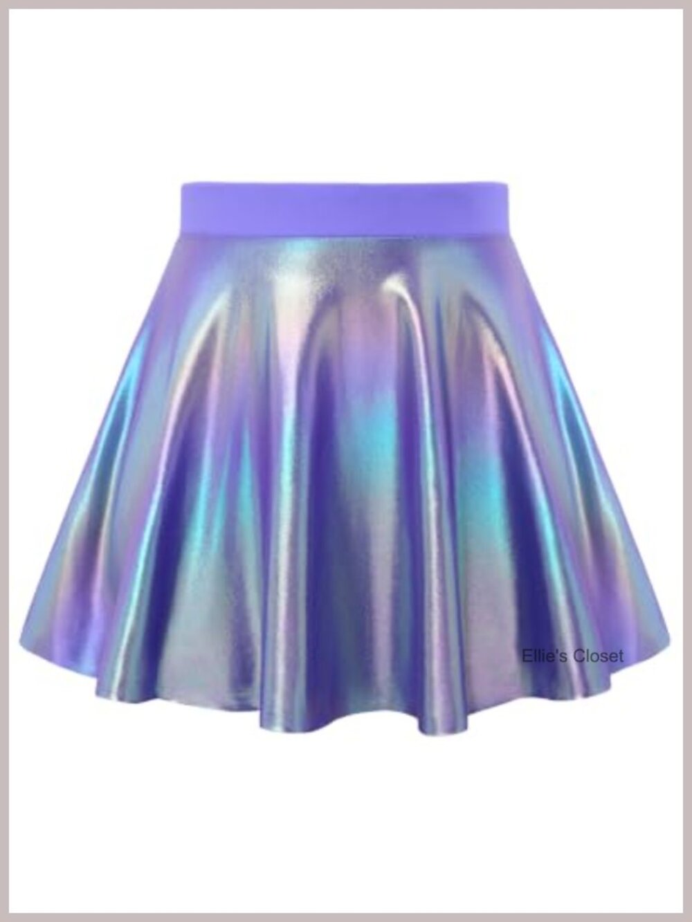 Girls High Waist Athletic Skort with Built-in Shorts Stretchy Pleated